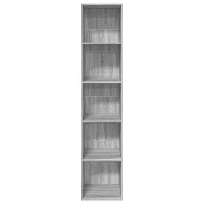 Bookcase Grey Sonoma 40x30x189 cm Engineered Wood