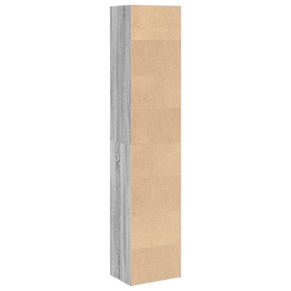 Bookcase Grey Sonoma 40x30x189 cm Engineered Wood