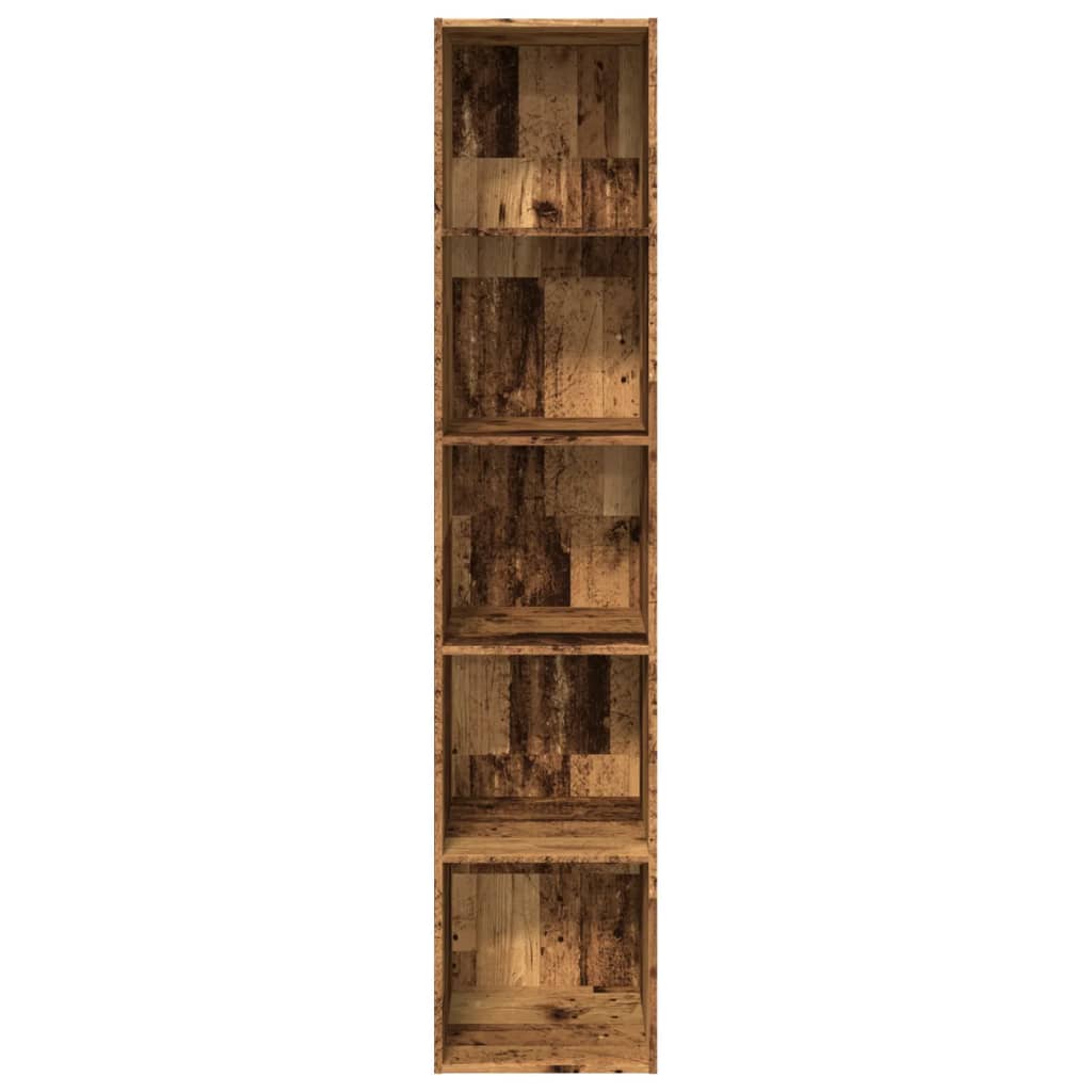 Bookcase Old Wood 40x30x189 cm Engineered Wood