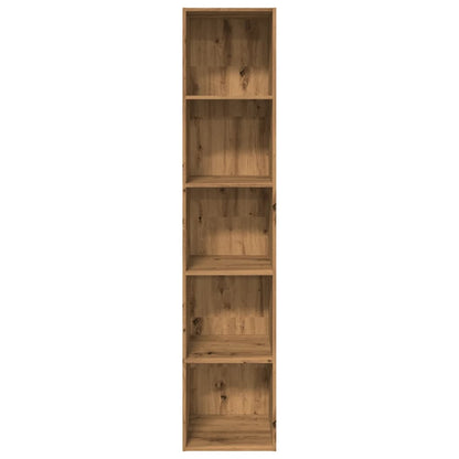 Bookcase Artisian Oak 40x30x189 cm Engineered Wood