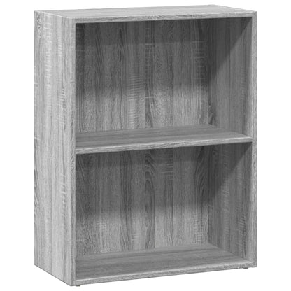 Bookcase Grey Sonoma 60x30x77 cm Engineered Wood