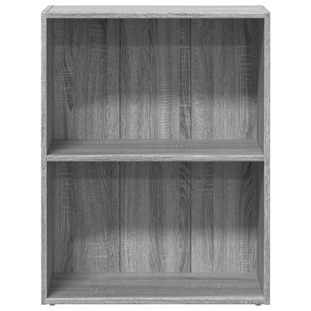 Bookcase Grey Sonoma 60x30x77 cm Engineered Wood