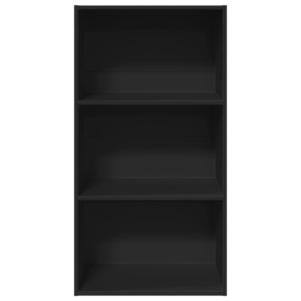 Bookcase Black 60x30x114 cm Engineered Wood