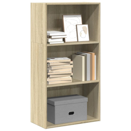 Bookcase Sonoma Oak 60x30x114 cm Engineered Wood