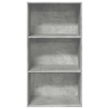 Bookcase Concrete Grey 60x30x114 cm Engineered Wood