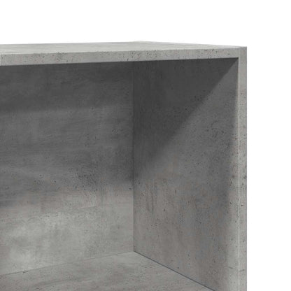 Bookcase Concrete Grey 60x30x114 cm Engineered Wood