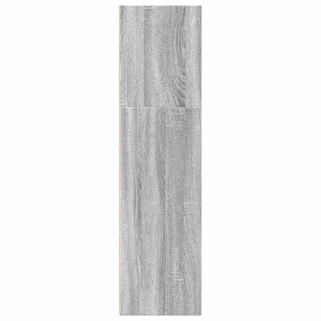 Bookcase Grey Sonoma 60x30x114 cm Engineered Wood