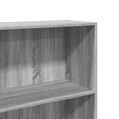 Bookcase Grey Sonoma 60x30x152 cm Engineered Wood