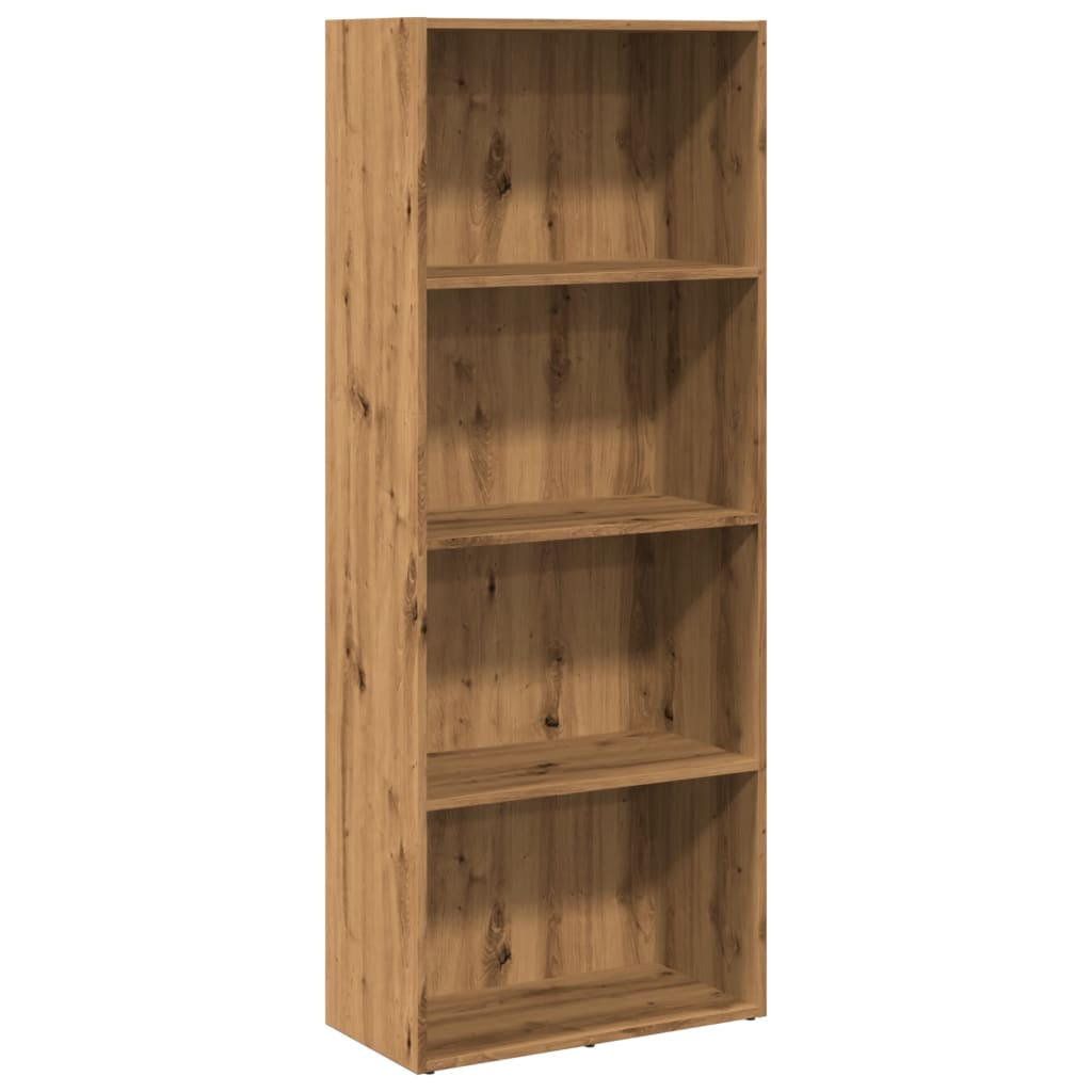 Bookcase Artisian Oak 60x30x152 cm Engineered Wood