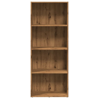 Bookcase Artisian Oak 60x30x152 cm Engineered Wood