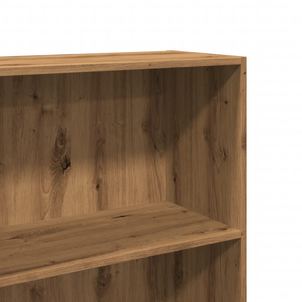 Bookcase Artisian Oak 60x30x152 cm Engineered Wood