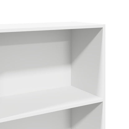 Bookcase White 60x30x189 cm Engineered Wood