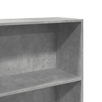 Bookcase Concrete Grey 60x30x189 cm Engineered Wood