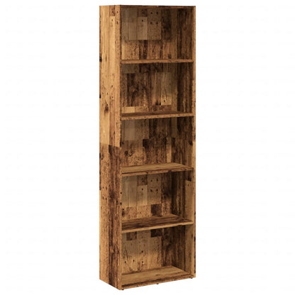 Bookcase Old Wood 60x30x189 cm Engineered Wood