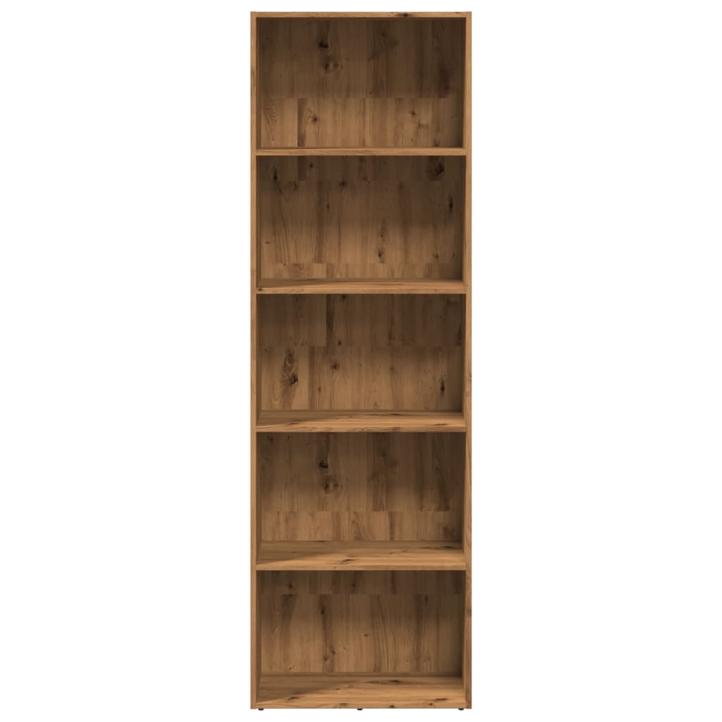 Bookcase Artisian Oak 60x30x189 cm Engineered Wood