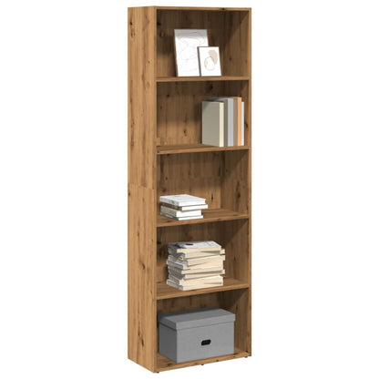 Bookcase Artisian Oak 60x30x189 cm Engineered Wood