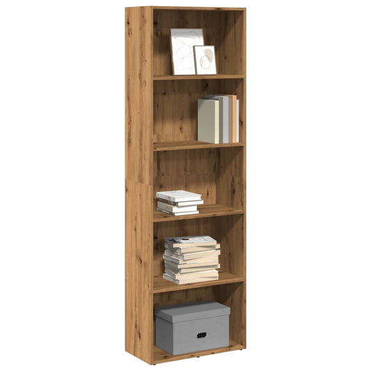 Bookcase Artisian Oak 60x30x189 cm Engineered Wood