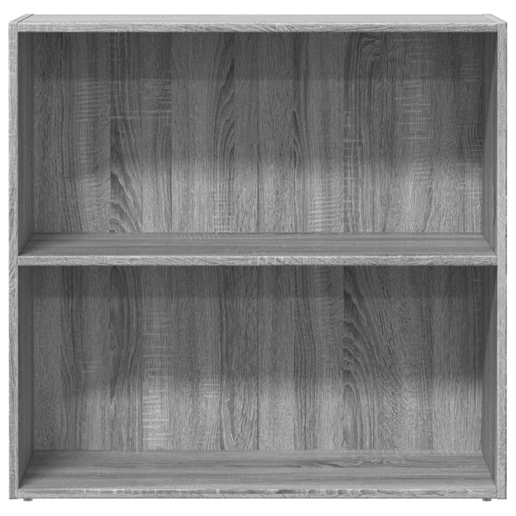 Bookcase Grey Sonoma 80x30x77 cm Engineered Wood