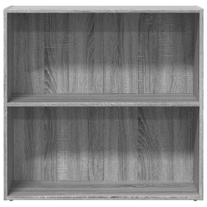 Bookcase Grey Sonoma 80x30x77 cm Engineered Wood