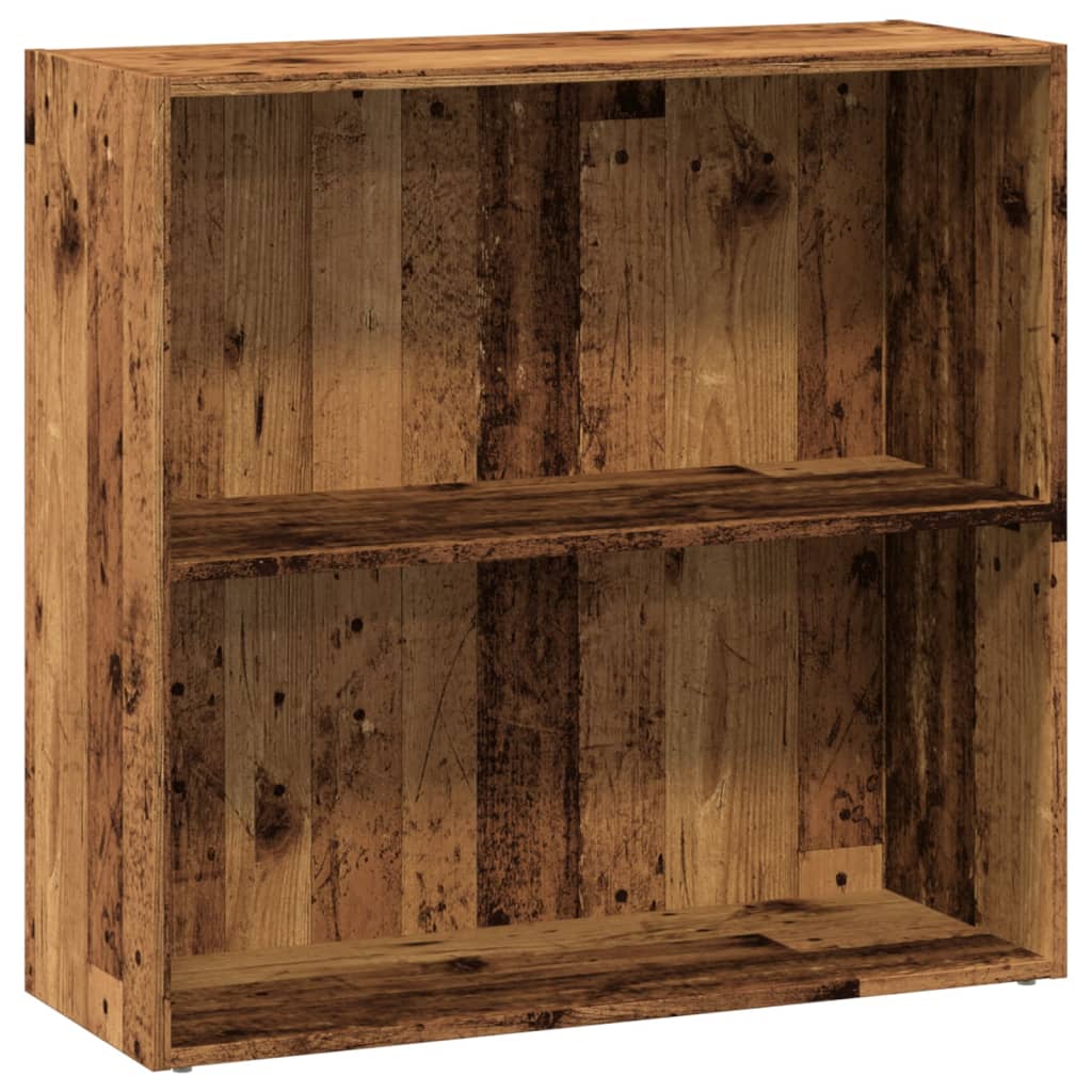 Bookcase Old Wood 80x30x77 cm Engineered Wood