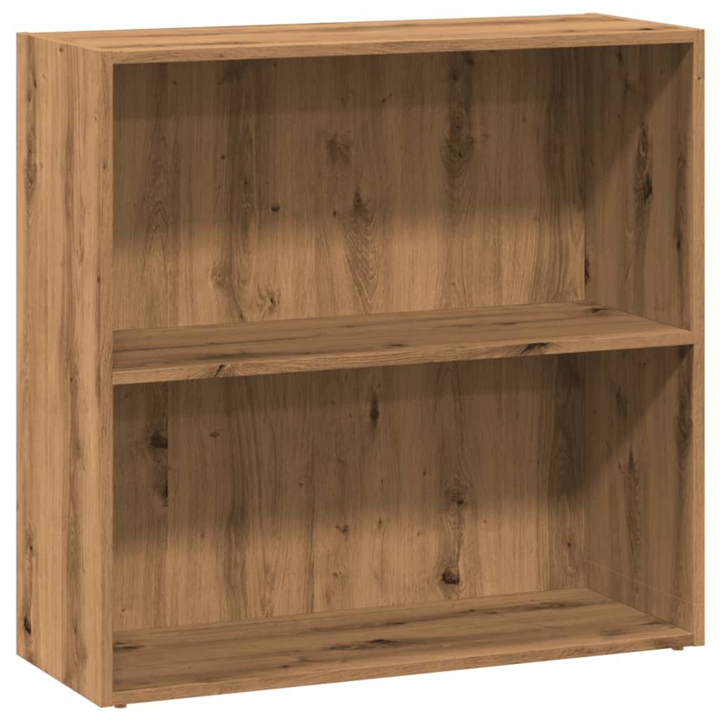 Bookcase Artisian Oak 80x30x77 cm Engineered Wood