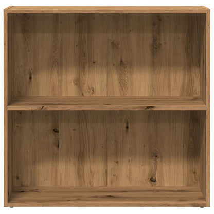 Bookcase Artisian Oak 80x30x77 cm Engineered Wood