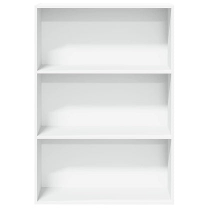 Bookcase White 80x30x114 cm Engineered Wood