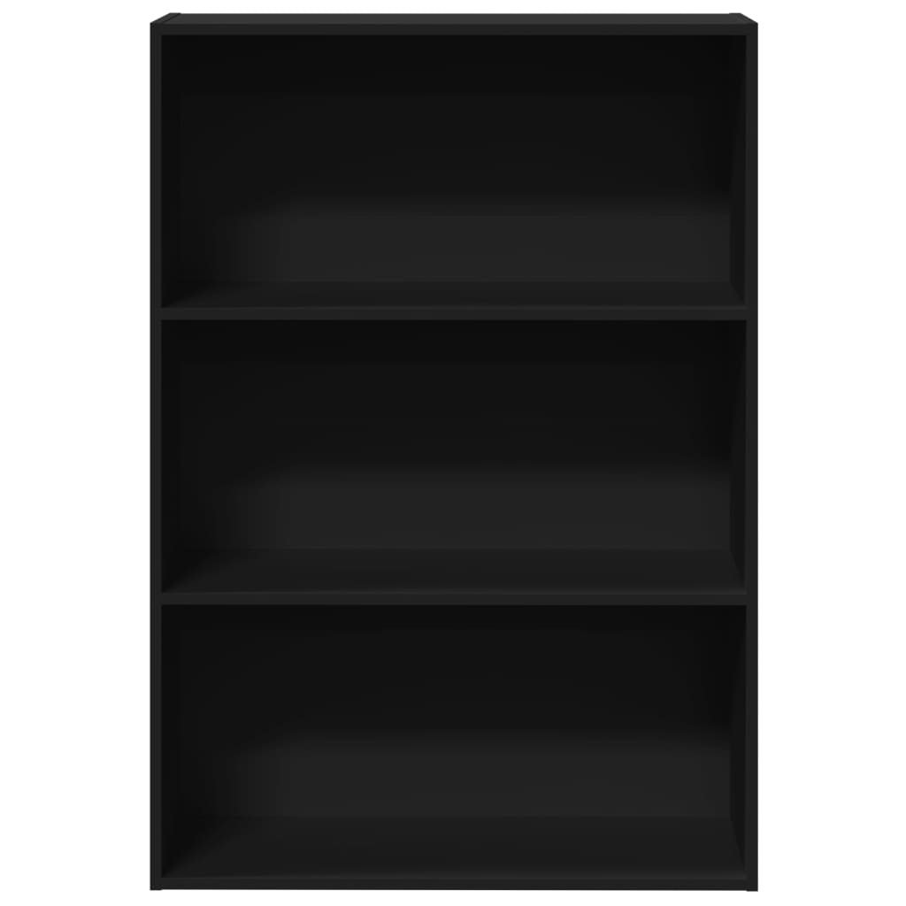 Bookcase Black 80x30x114 cm Engineered Wood