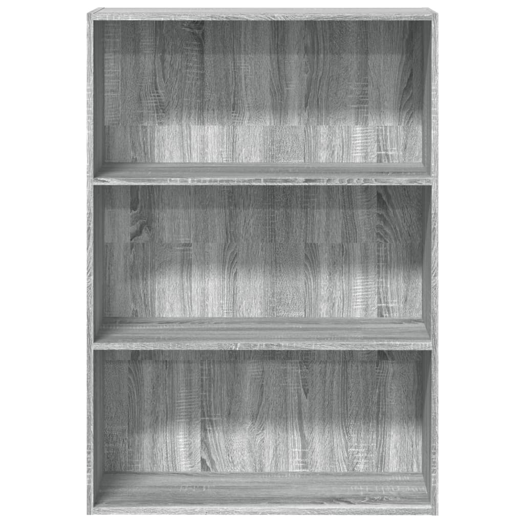 Bookcase Grey Sonoma 80x30x114 cm Engineered Wood