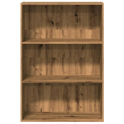 Bookcase Artisian Oak 80x30x114 cm Engineered Wood