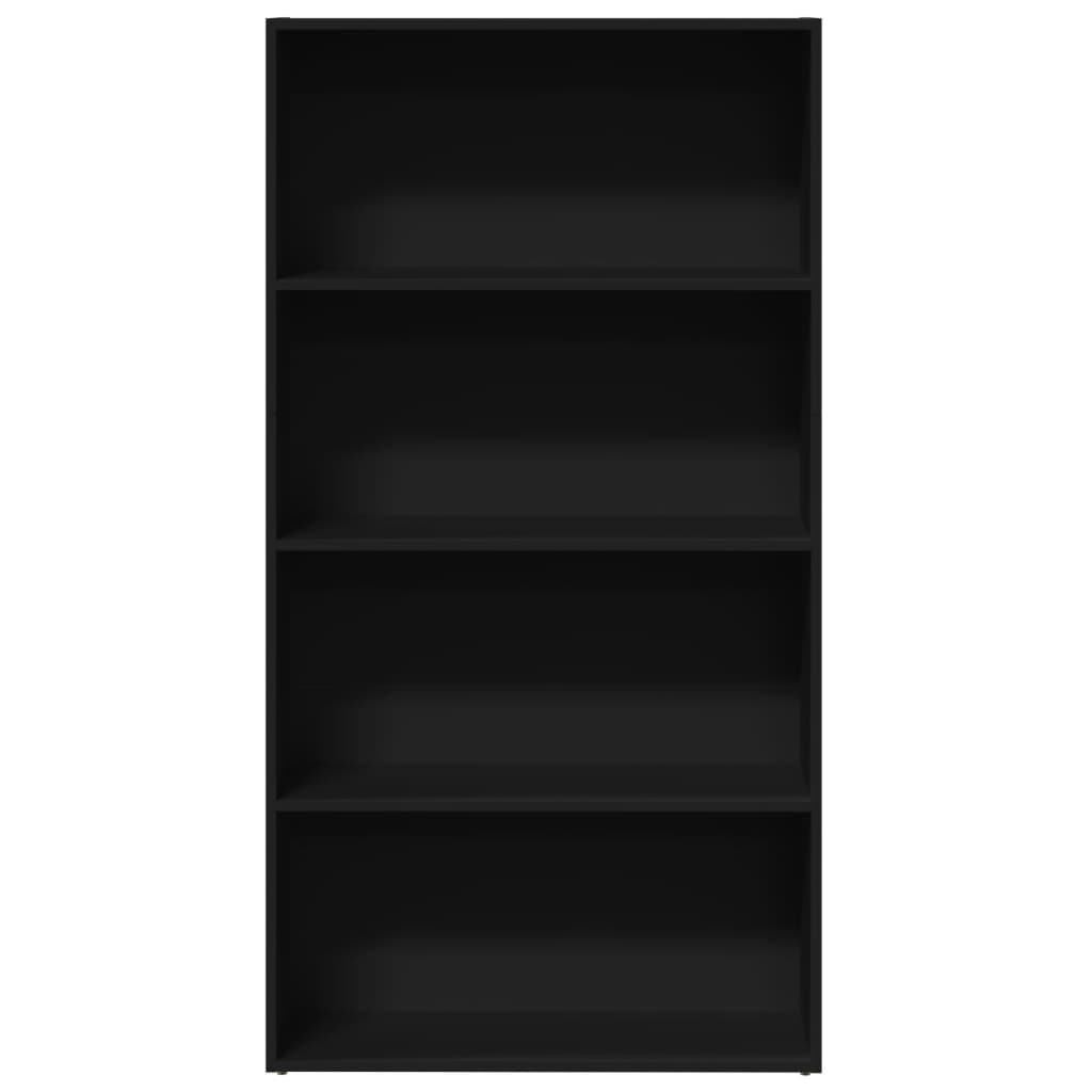 Bookcase Black 80x30x152 cm Engineered Wood