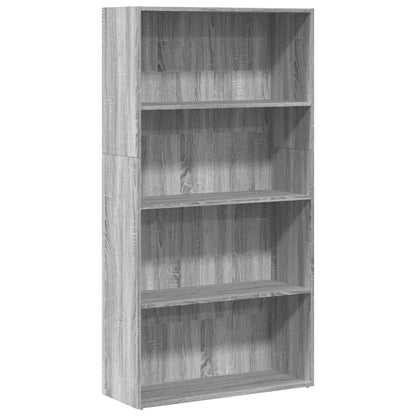 Bookcase Grey Sonoma 80x30x152 cm Engineered Wood