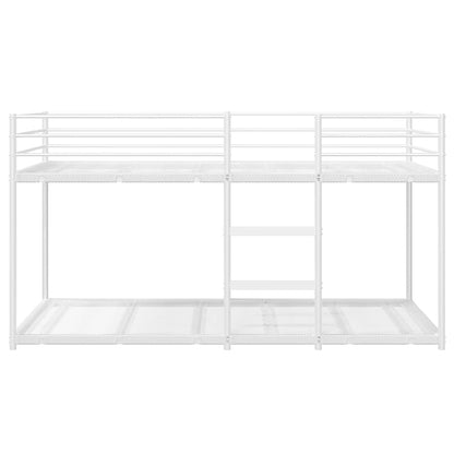 Bunk Bed without Mattress White 100x200 cm Steel
