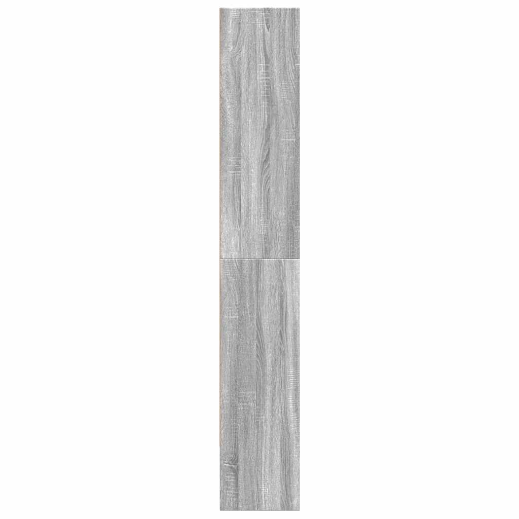 Book Cabinet Grey Sonoma 80x30x189 cm Engineered Wood