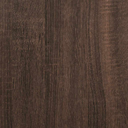 Book Cabinet Brown Oak 80x30x189 cm Engineered Wood