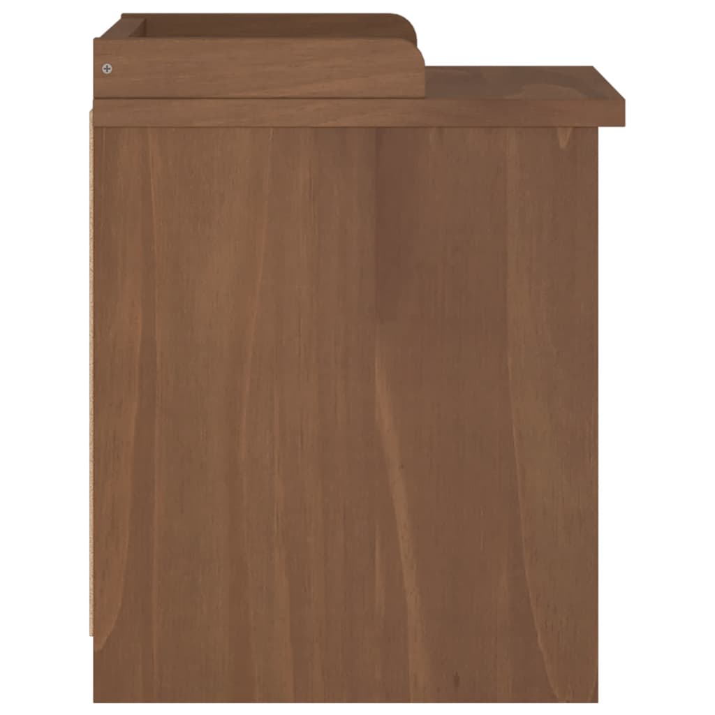 Hallway Bench "SANDNES" 45x40x50 cm Solid Wood Pine