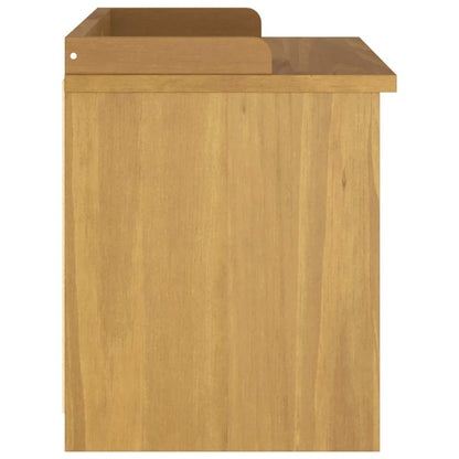 Hallway Bench SANDNES 87x40x50 cm Solid Wood Pine