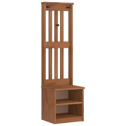 Hall Tree SANDENS 45x40x159.5 cm Solid Wood Pine