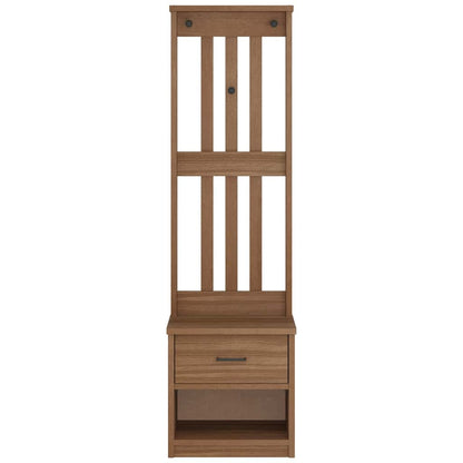 Hall Tree SANDENS 45x40x159.5 cm Solid Wood Pine