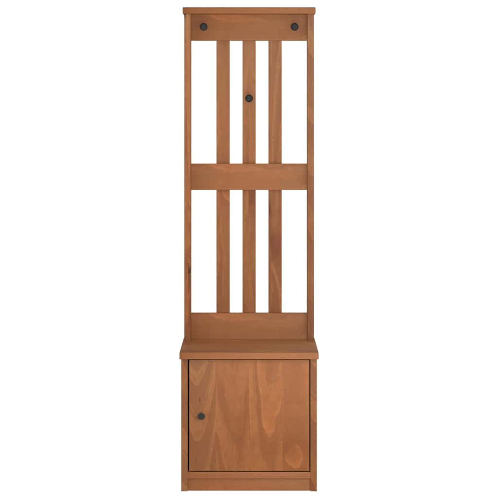 Hall Tree SANDENS 45x40x159.5 cm Solid Wood Pine