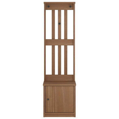 Hall Tree SANDENS 45x40x159.5 cm Solid Wood Pine