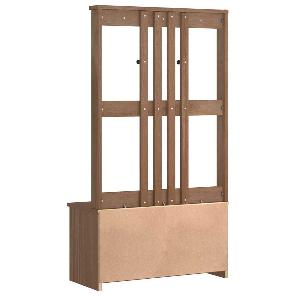 Hall Tree SANDENS 87x40x159.5 cm Solid Wood Pine