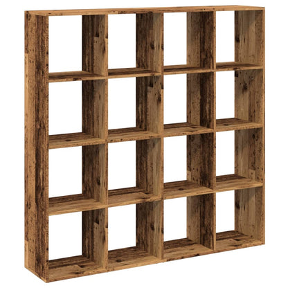 Book Cabinet Old Wood 137.5x29x137.5 cm Engineered Wood