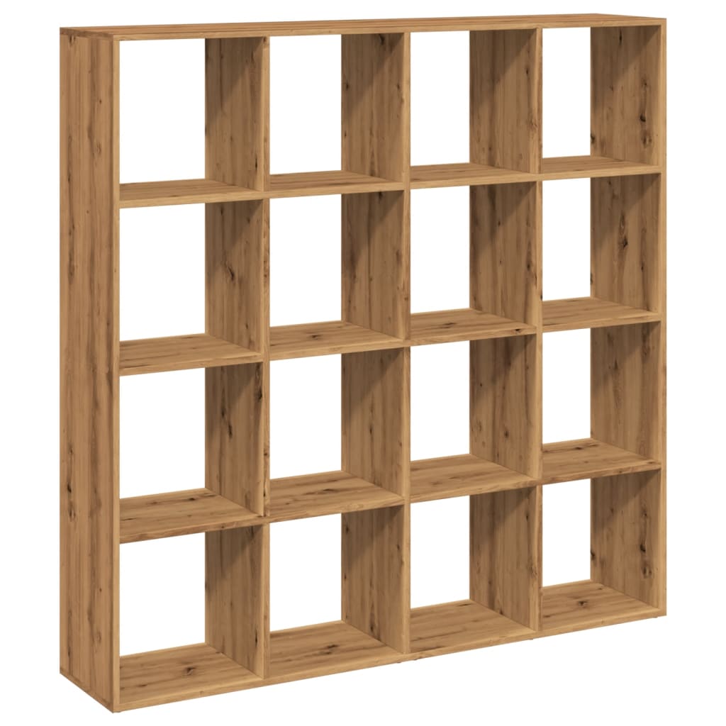 Book Cabinet Artisian Oak 102x29x143 cm Engineered Wood