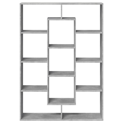 Book Cabinet Concrete Grey 102x29x143 cm Engineered Wood