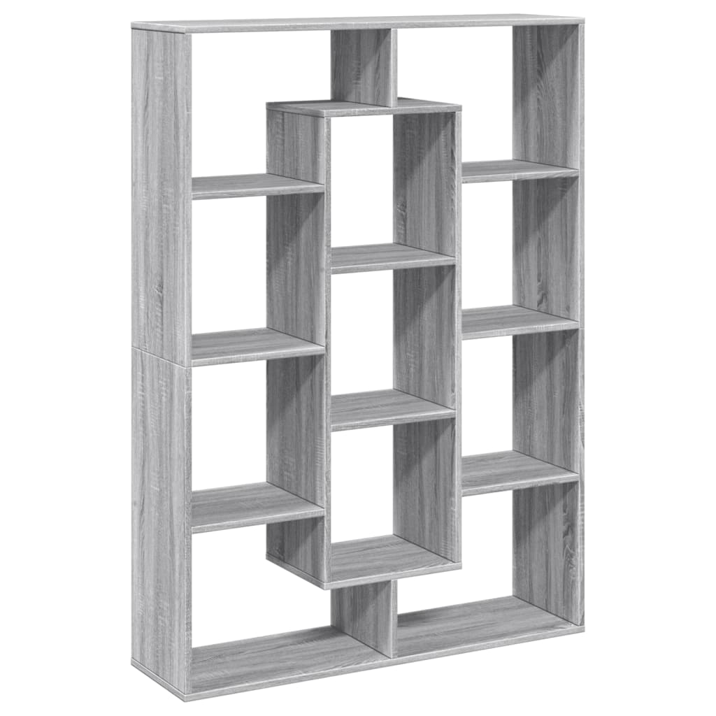 Book Cabinet Grey Sonoma 102x29x143 cm Engineered Wood