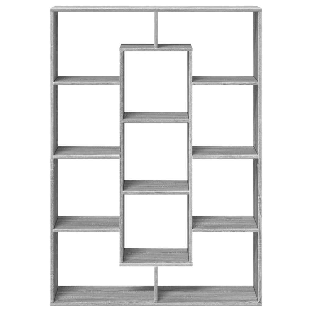 Book Cabinet Grey Sonoma 102x29x143 cm Engineered Wood