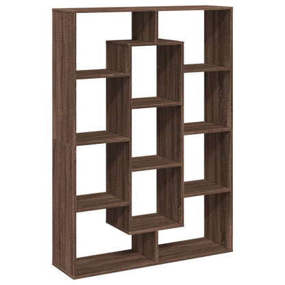 Book Cabinet Brown Oak 102x29x143 cm Engineered Wood