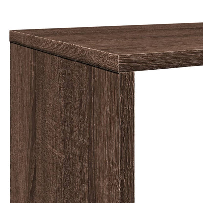 Book Cabinet Brown Oak 102x29x143 cm Engineered Wood