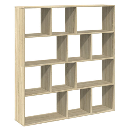 Book Cabinet Sonoma Oak 132x29x141.5 cm Engineered Wood